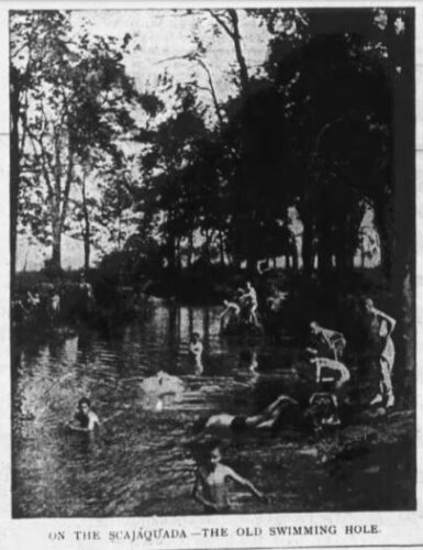 On the Scajaquada - the Old Swimming Hole